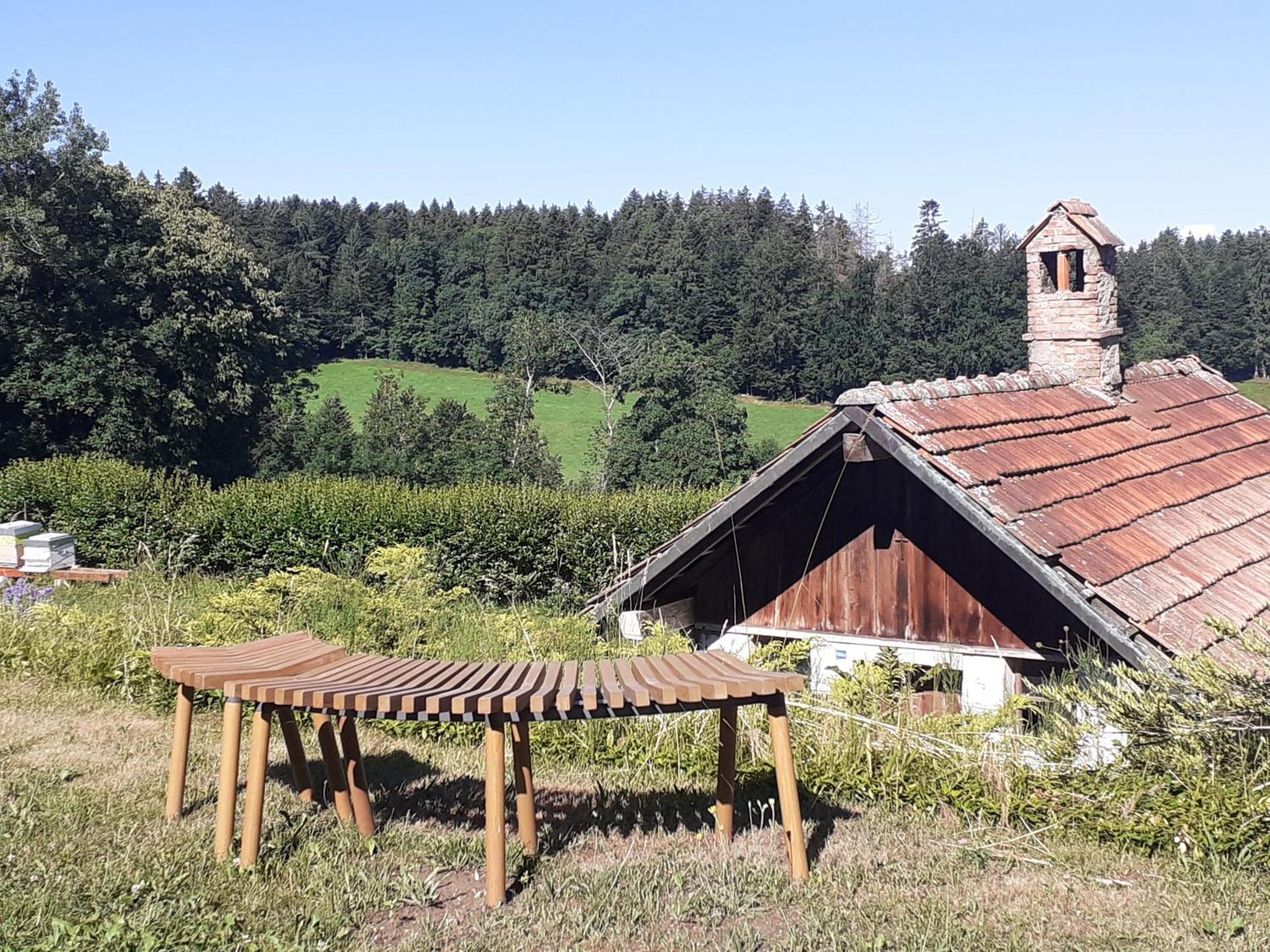 Bed and Breakfast Les Abeilles Romont Exteriér fotografie